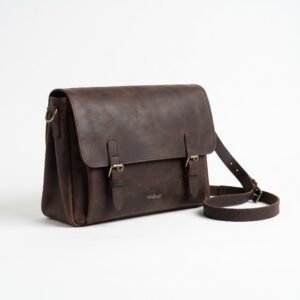 Dark Brown Messenger Bag