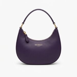 Violet Crescent Handbag